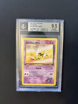 Sabrina's Abra Gym Challenge 1st Edition 93/132 - BGS 9.5 - Pokemon Card - Image 1