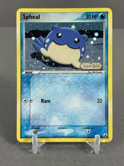 Fart Swirl Spheal 65/92 Legend Maker Reverse Holo Stamped Pokemon Card NM/LP - Image 1