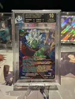 BGS 10 Black Label Dragon Ball Super Card Game Fused Zamasu BT23-136 SPR - Image 1