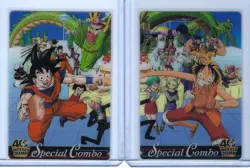 Dragon Ball One Piece Special Combo Card 40th Weekly Jump Morinaga A Lot Set - Image 1