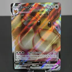 CRIMPED Error SWSH087 Eevee VMAX Promo Card Pokemon TCG Shining Fates - Image 1