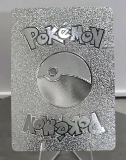 Pokemon Gengar 200hp Silver Foil Fan Art Collector Card TCG - Image 2