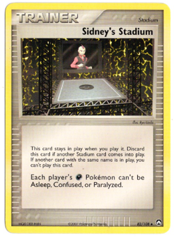 Sidney's Stadium 82/108 Power Keepers Pokemon Card - Image 1