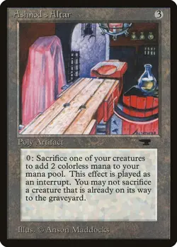 Ashnod's Altar Antiquities Magic The Gathering MTG Card - Image 1