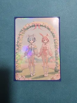 Beautiful Waifu Card -Rem/Ram-Goddess ACG Custom DIY Fan Art Card - Image 1
