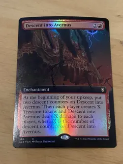 Descent Into Avernus - Extended Art FOIL - CLB - MTG - NM - EN - 580 - Image 1