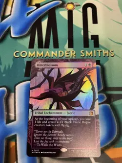 1x Bitterblossom ✨ Borderless FOIL ✨ Enchanting Tales Eldraine MTG NM MINT (27) - Image 1