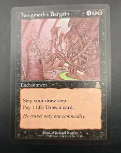 Yawgmoth's Bargain Urza's Destiny MTG Regular Lightly Played - Image 1