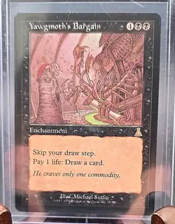 Yawgmoth's Bargain Urza's Destiny MTG Regular Lightly Played - Image 3
