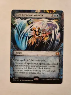 Glen Elendra's Answer (Showcase) 306 Lorwyn Eclipsed MTG NM - Image 1