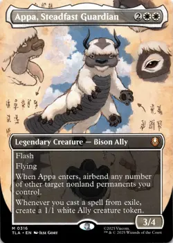 Appa, Steadfast Guardian BORDERLESS Avatar: The Last Airbender Magic MTG NM - Image 1