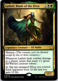 Lathril, Blade of the Elves R Foundations 242 NM - Image 1