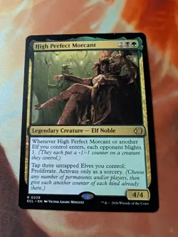 MTG High Perfect Morcant NM Lorwyn Eclipsed R 0229 ECL EDH Elf Elves - Image 1