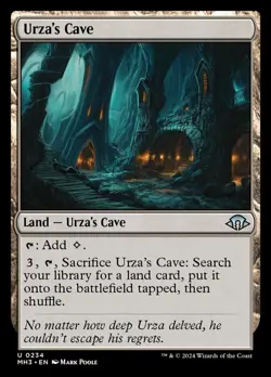 MTG Urza's Cave - Foil NM-Mint Modern Horizons 3 - Image 1