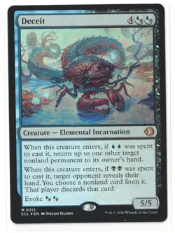 MTG Deceit #0212 Lorwyn Eclipsed FOIL Mythic Rare NM IN HAND - Image 1