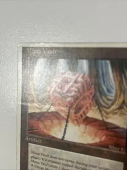 Mana Vault (4th Edition - 4ED) Vintage MTG - Heavy Play - Listing #2 - Image 3
