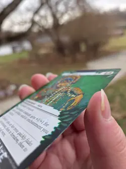 MTG Hand Painted Alter All That Glitter by Brinnie Love Death and Robots - Image 5