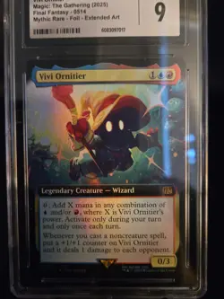 Vivi Ornitier (Extended Art) Foil 0514 - Final Fantasy CGC 9 - Image 2