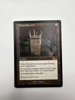 MTG, Grim Monolith LP See detailed photos 126 Urza's Legacy Regular - Image 1