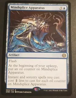 MTG 1x Mindsplice Apparatus, NM, Phyrexia: All Will Be One, Flash Oil Counters - Image 1
