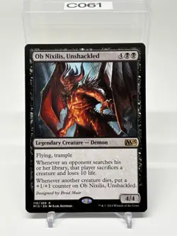 MTG Ob Nixilis, Unshackled - Magic 2014 #110 - Image 1