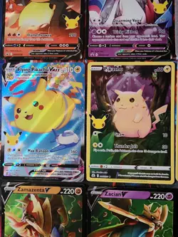 Pokemon 25th Anniversary Lot of 12 Cards - FA, Vmax, V, Holo - Image 4