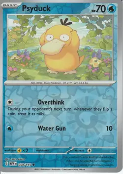 POKEMON - PSYDUCK - 054/165 - SCARLET & VIOLET 151 - REVERSE HOLO - Image 1
