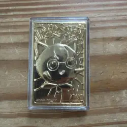 Jigglypuff Pokemon 23k Gold Plated Trading Card Burger King Promo 1999 Nintendo - Image 1