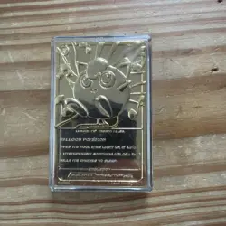 Jigglypuff Pokemon 23k Gold Plated Trading Card Burger King Promo 1999 Nintendo - Image 2