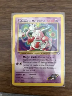 Pokemon TCG Sabrina's Mr. Mime Gym Challenge 59/132 2000 - Image 1
