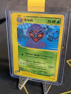 Arbok Pokemon TCG Expedition Base Set Non-Holo Rare 35/165 NM - Image 1