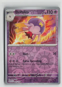 Pokemon TCG Scarlet & Violet Base Set Drifblim x1 NM Reverse Holo 090 - Image 1