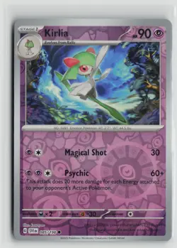 Pokemon TCG Scarlet & Violet Base Set Kirlia x1 NM Reverse Holo 085 - Image 1
