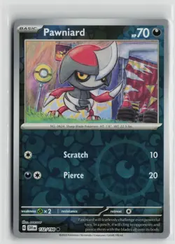 Pokemon TCG Scarlet & Violet Base Set Pawniard x1 NM Reverse Holo 132 - Image 1
