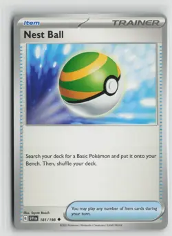 Pokemon TCG Scarlet & Violet Base Set Nest Ball x4 NM 181 - Image 1