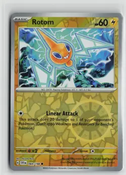 Pokemon TCG Scarlet & Violet Base Set Rotom x1 NM Reverse Holo 069 - Image 1