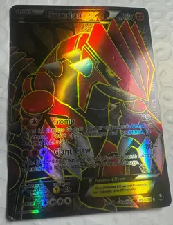 Groudon EX Dark exploreres 106108 2012 pokemon card - Image 2