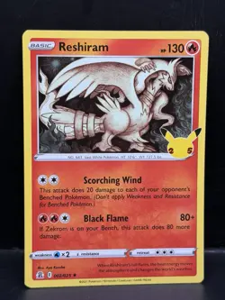 Pokemon - Celebrations - Reshiram - 002/025 - Holo Rare - NM/M -re4 - Image 1