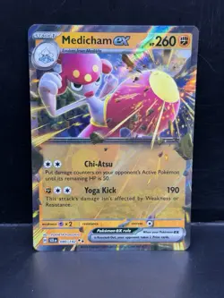 Pokemon Medicham ex 080/142 SCR Stellar Crown NM - Image 1