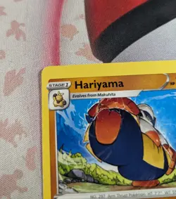 Pokemon Hariyama 098/196 Error Miscut Alignment Dot - Image 3