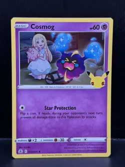 COSMOG 013/025 CELEBRATIONS HOLO RARE POKEMON TCG -cg7 - Image 1