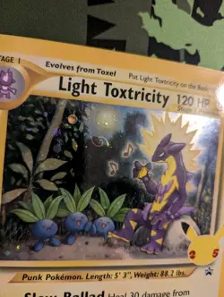 Light Toxtricity Swsh137 NM Celebrations Black Star Promo HD GALAXY SWIRL - Image 2