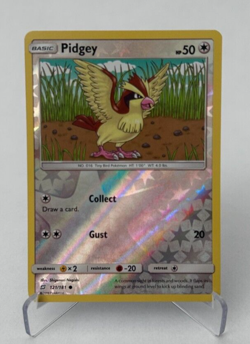Pidgey Pokemon Sun & Moon - Team Up 121/181 Reverse Holo Common - Image 1