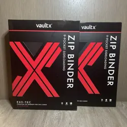 Lot of 2- Vault X SV10 Destined Rivals 9 Pocket Unlimited Edition Binder Pokemon - Image 1