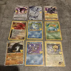 Pokemon Celebrations 25th Anniversary bundle - Blastoise Venusaur Reshiram more - Image 1