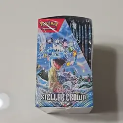 Pokemon Stellar Crown Booster Box - Scarlet & Violet TCG New Sealed Tight Wrap - Image 2