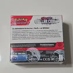 Pokemon Stellar Crown Booster Box - Scarlet & Violet TCG New Sealed Tight Wrap - Image 3