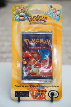 Pokemon 1999 WOTC Base Set Unlimited Booster Blister Pack Charizard Vintage - Image 1