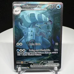 Pokemon TCG Golisopod EX 246/182 Paradox Rift Special Illustration Rare NM/Mint - Image 1