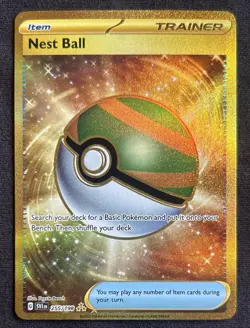 Nest Ball #225/198 Hyper Rare Scarlet & Violet base set Pokemon TCG M/NM - Image 1